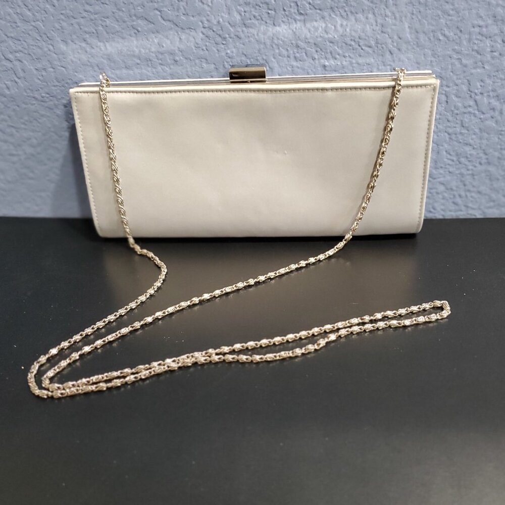 Vanessa Satin Clutch Evening Bag - NWOT